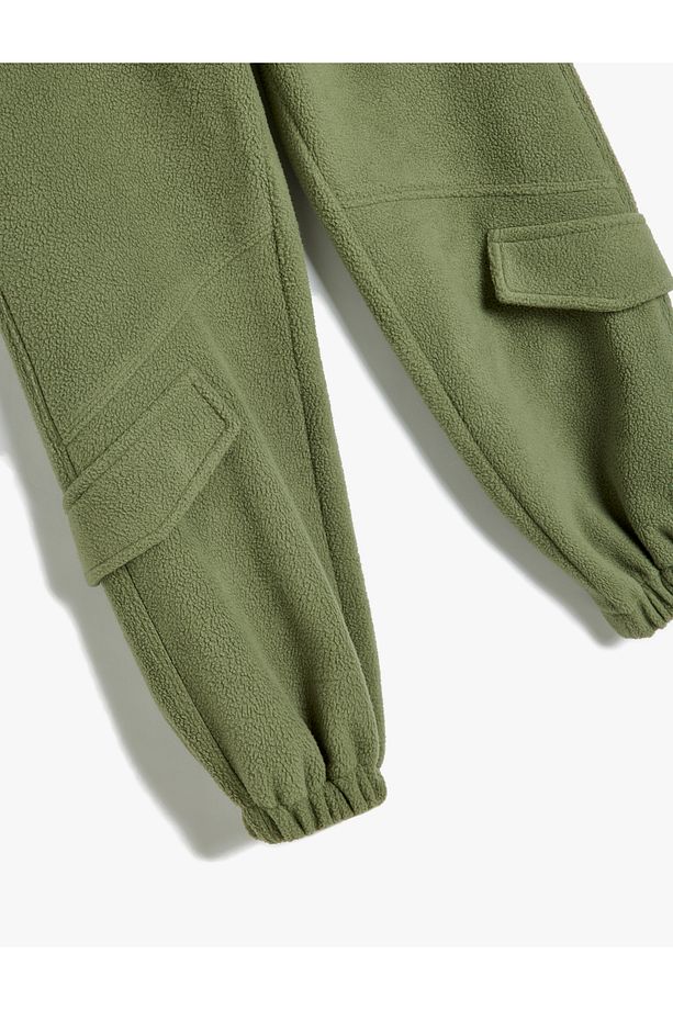 Polar Jogger Eşofman Altı Kapaklı Cep Detaylı Beli Lastikli - 4