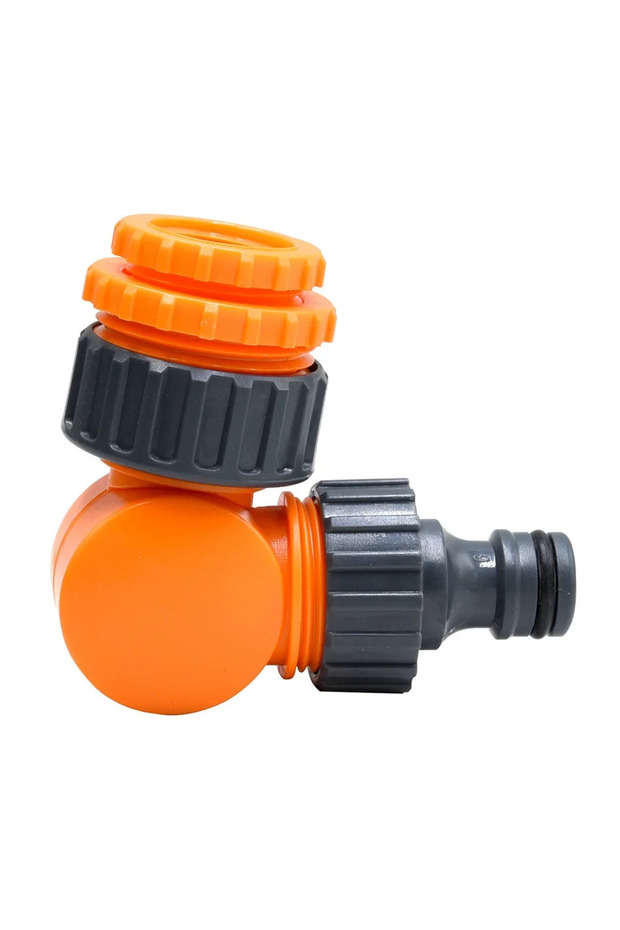 Garden Connector Faucet Adapter For 1/2 Inch Hose Reel Cart Plastic Click-Lock Quick Connectionfo... - 1