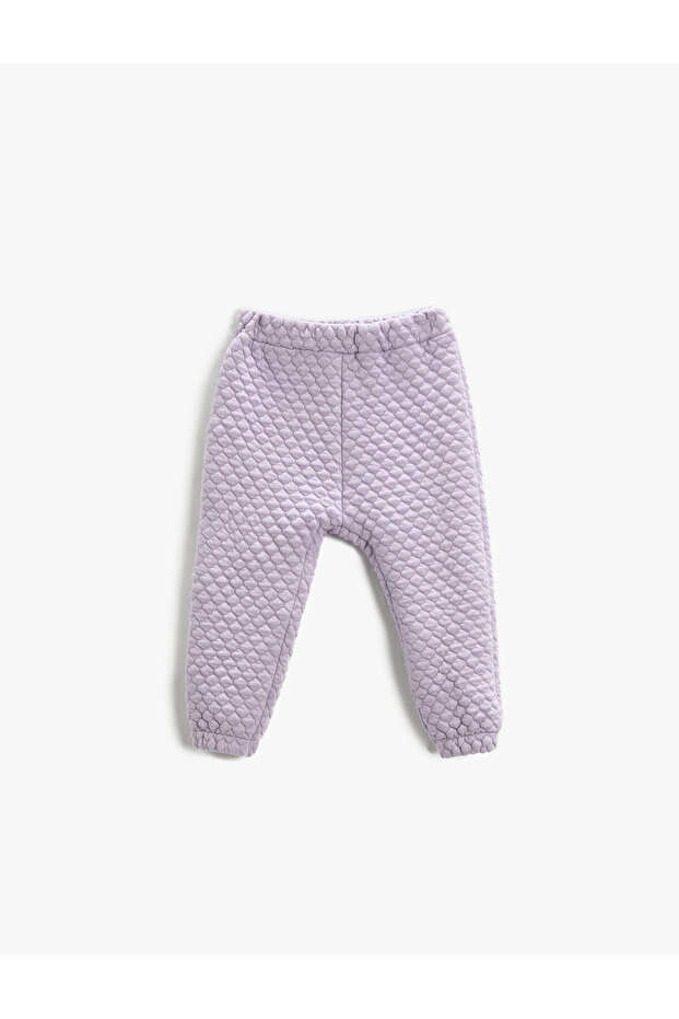 Basic Quilted Jogger Sweatpants