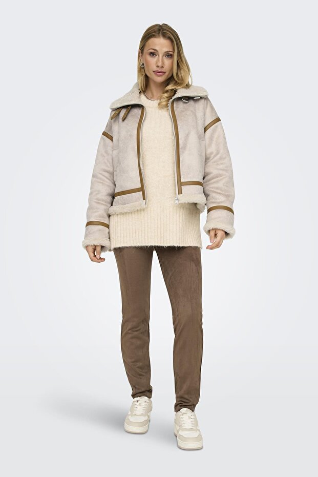 ONLYLVA BONDED HIGH NECK JACKET OTW - 6