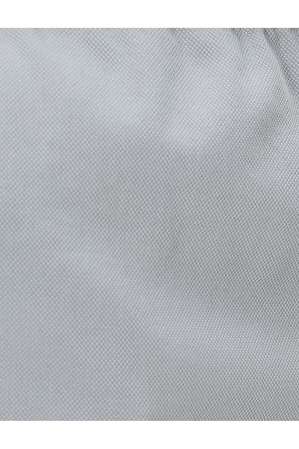 Etiket Baskılı Şort Beli Bağcıklı Cep Detaylı Pamuklu - 6
