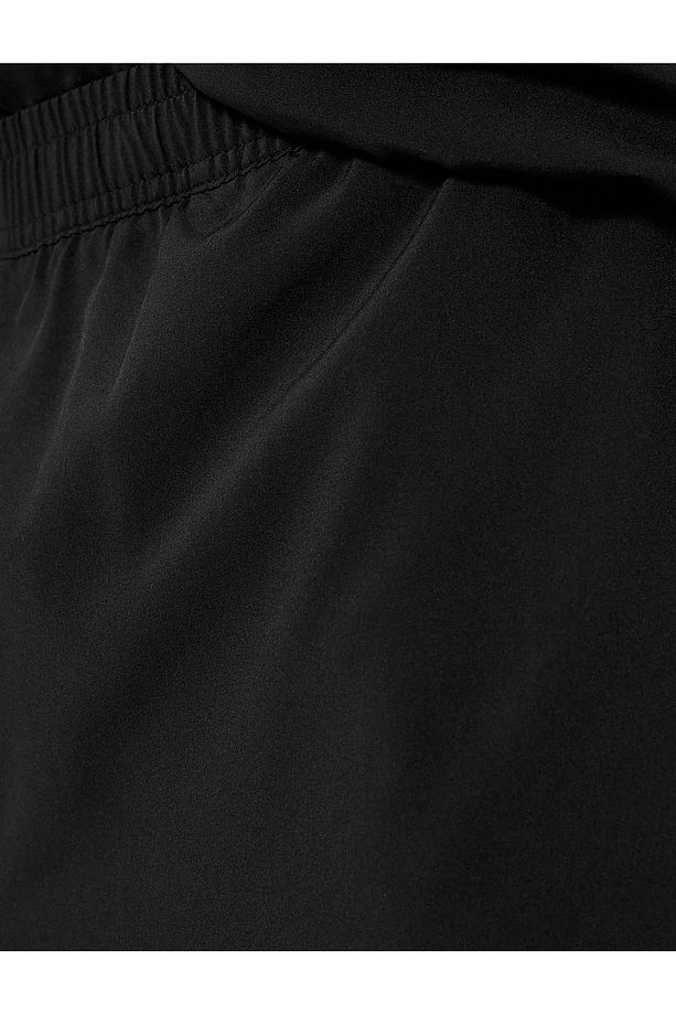 Taytlı Şort Kısa Yüksek Bel Slim Fit Cep Detaylı - 6