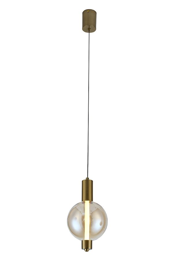 Mira Tekli Bal Camlı 4 Watt Modern Salon Led Sarkıt Avize - 2