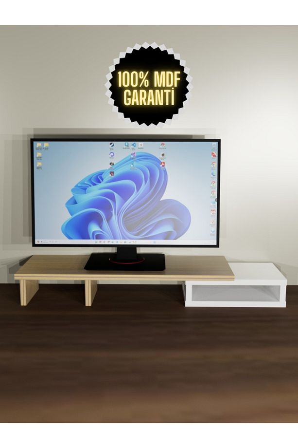 MDF Monitör Yükseltici - Monitör Standı - 4