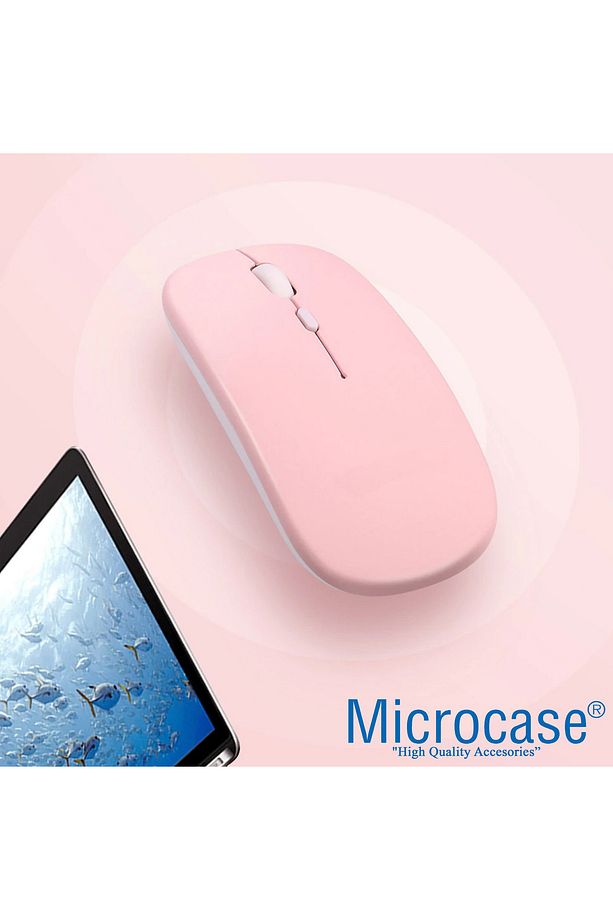 2in1 Yuvarlak Tuşlu Bluetooth Kablosuz Klavye 800-1200-1600 DPI Bluetooth Kablosuz Mouse AL4812 - 6