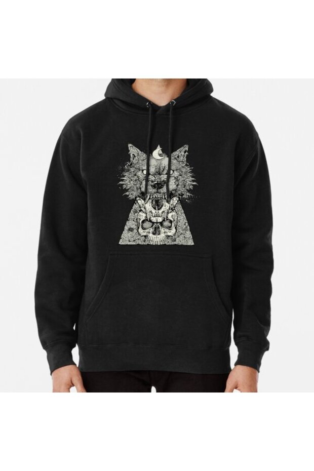 سويت شيرت أسود مطبوع من Shape Shift - 1