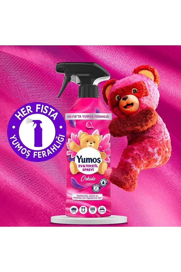 Ev Vetekstil Spreyi Orkide 450 ml X1 Lilyum 450 ml X1 Sakura 450 ml X1 - 6