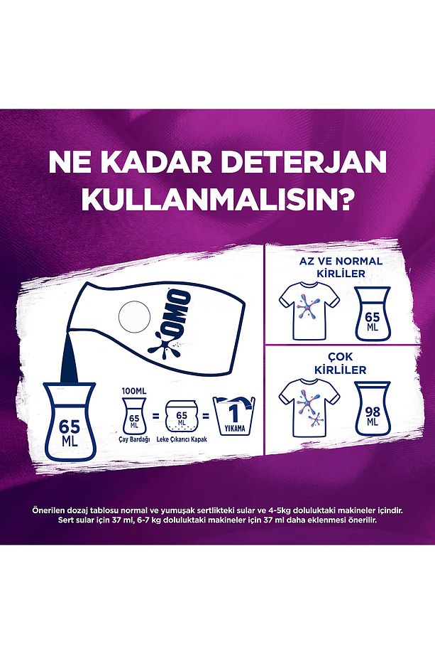 Makine Temizleyici 200ml Sıvı Deterjan Renkliler 910 ml Sıvı Beyazlar Ve Renkliler 910ml - 4