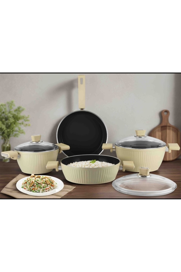 طقم أواني طهي جياليو جرانيت - 1