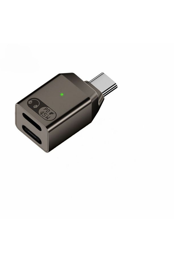 Type C to Type C ve Lightning 45W Hızlı Şarj Kulaklık Dönüştürücü OTGCL - 1
