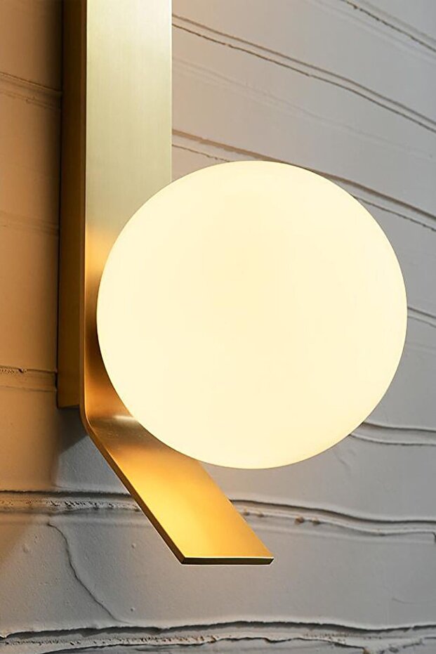 Eskitme Kaplamalı Modern Duvar Apliği Plc-1241-ap-1e - 1