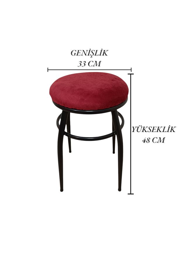 Tabure, Bar Taburesi, 2'li Tabure, Metal Ayaklı Tabure, Iç Içe Geçebilen Tabure, Ikili Tabure - 8