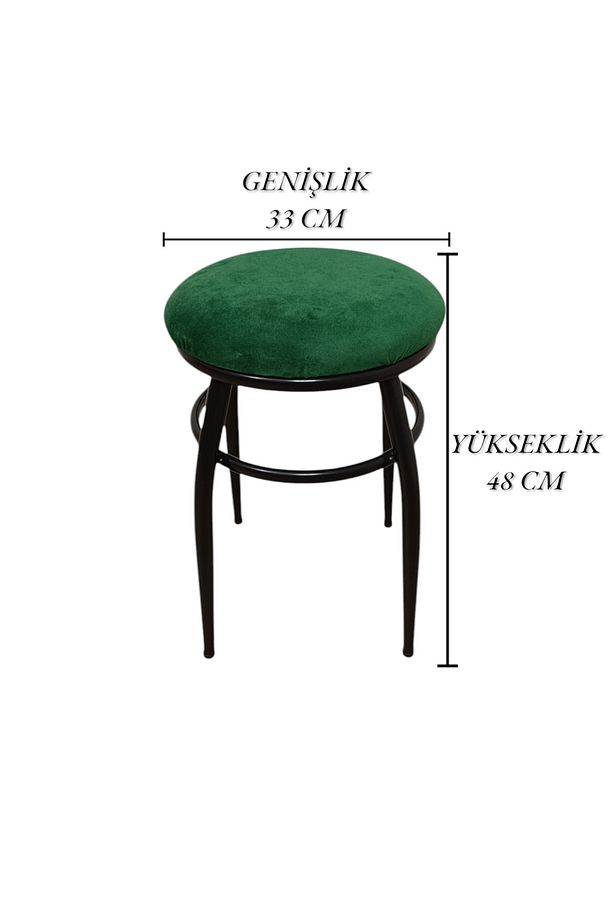 Tabure, Bar Taburesi, 2'li Tabure, Metal Ayaklı Tabure, Iç Içe Geçebilen Tabure, Ikili Tabure - 8