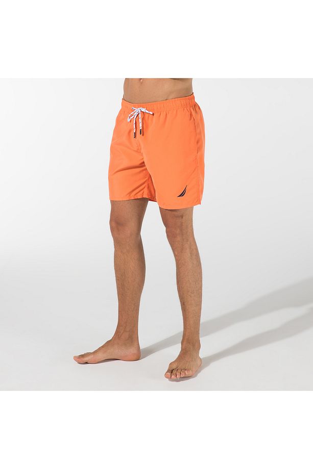 Erkek Turuncu Regular Fit Deniz Şortu - 2