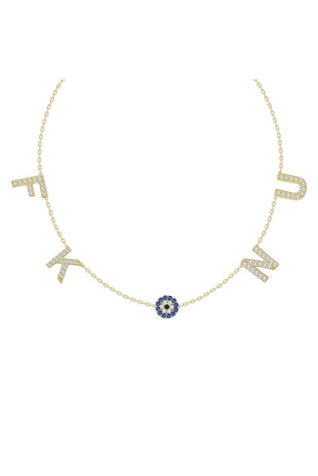 Isimli Veya Harfli Gümüş Kolye - 2