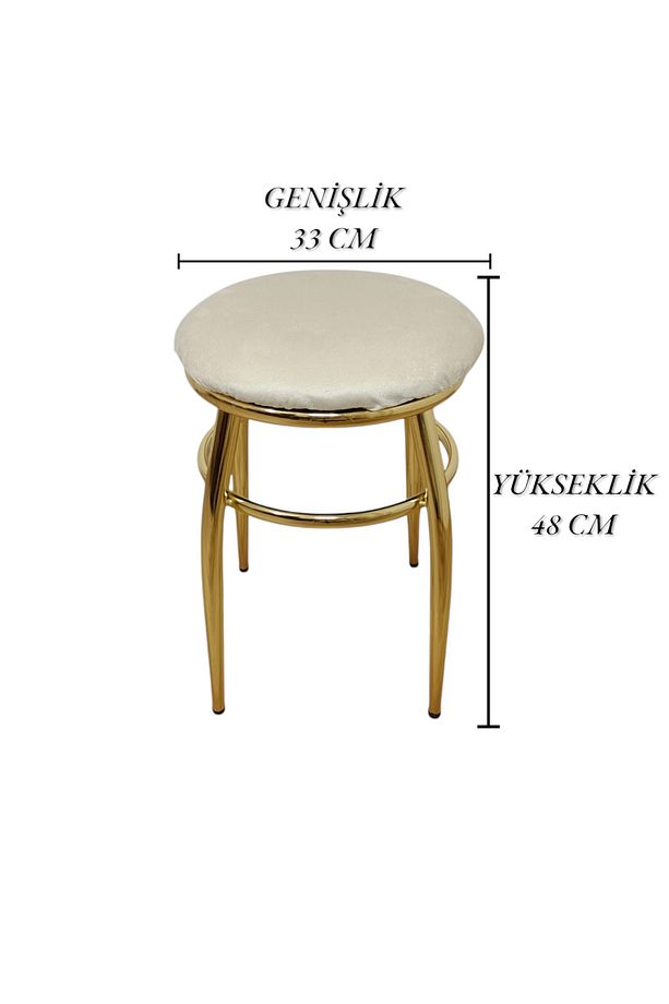 Tabure, Bar Taburesi, 2'li Tabure, Metal Ayaklı Tabure, Iç Içe Geçebilen Tabure, Ikili Tabure - 8