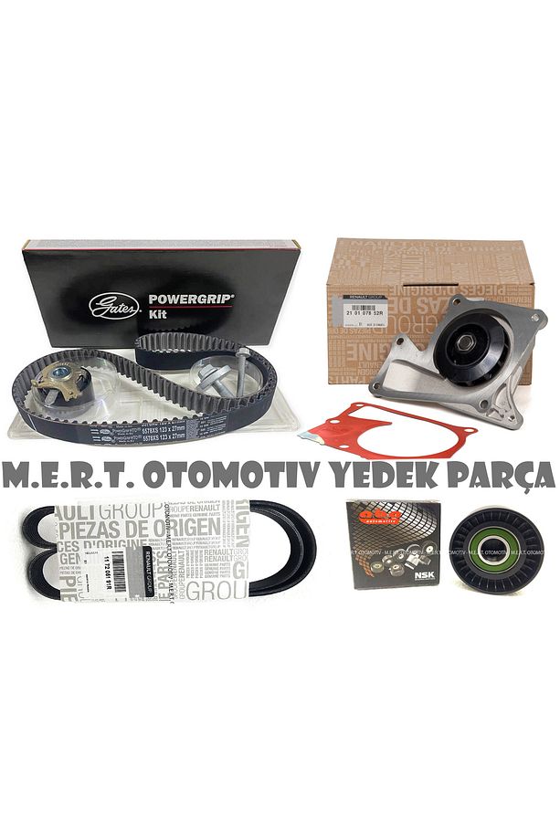 Megane 3 1.5 Dci E5 Triger Devirdaim Kayış Bakım Seti 2012-2015 - 1