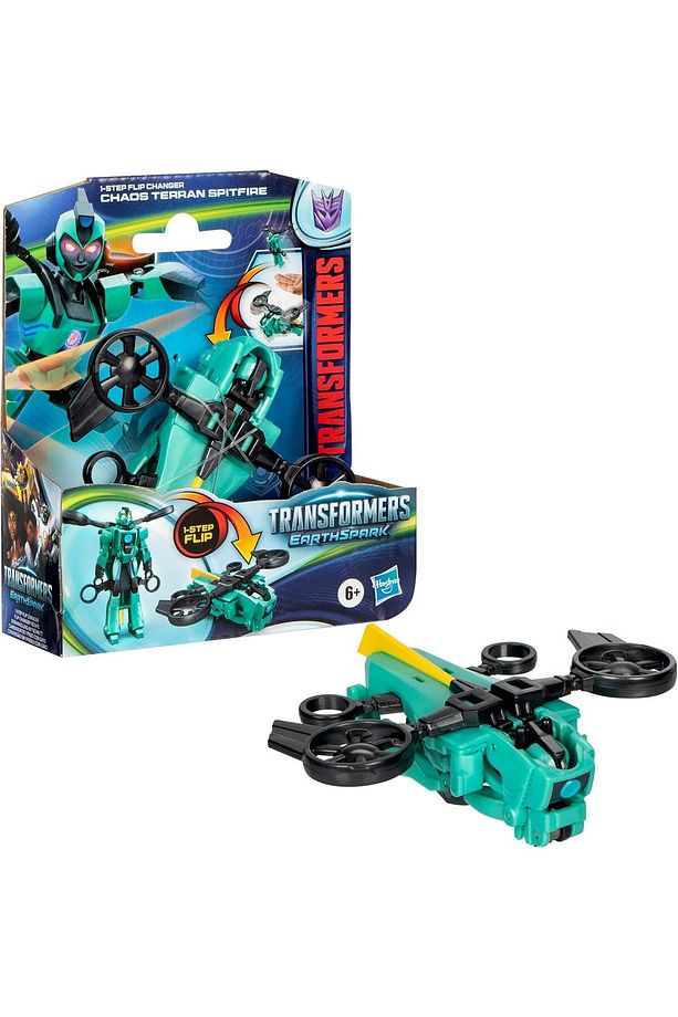 Earthspark Tek Adımda Dönüşen Figür Chaos Terran Spitfire F8663 - 1