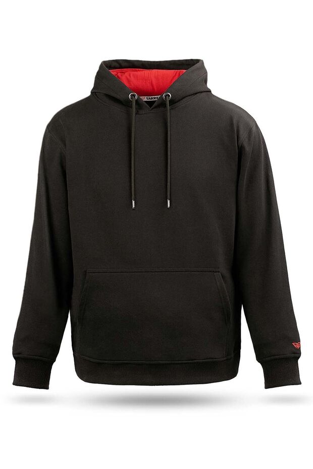 Tarrzz Basic Kapşonlu Sweatshirt - 1