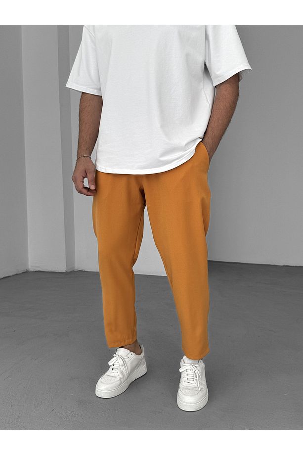 Hardal Bol Kesim Basic Pantolon BY-319 - 1