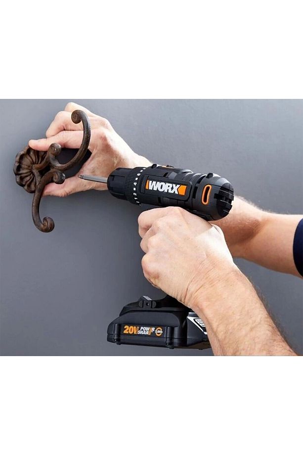 Wx100 20volt/2.0ah. Li-ion Tek Akülü Profesyonel Şarjlı Matkap - 7