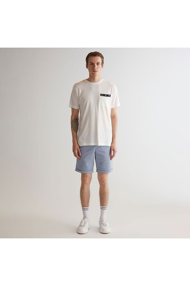 Erkek Mavi Regular Fit Şort - 1