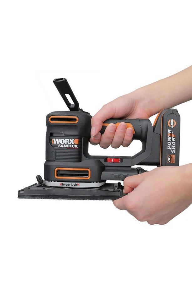 Wx820 20volt 2.0ah. Li-ion Profesyonel Devir Ayarlı Çok Amaçlı Şarjlı Zımpara - 2