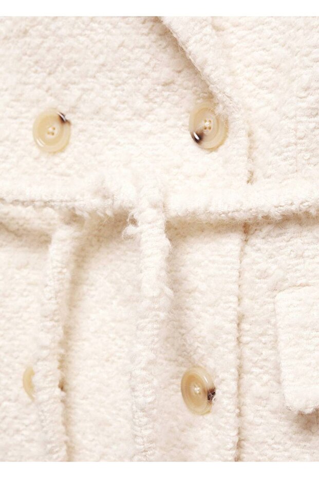 Klapalı kemerli palto - 6