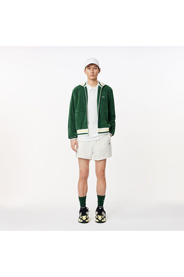 Erkek Regular Fit Beyaz Şort - 5