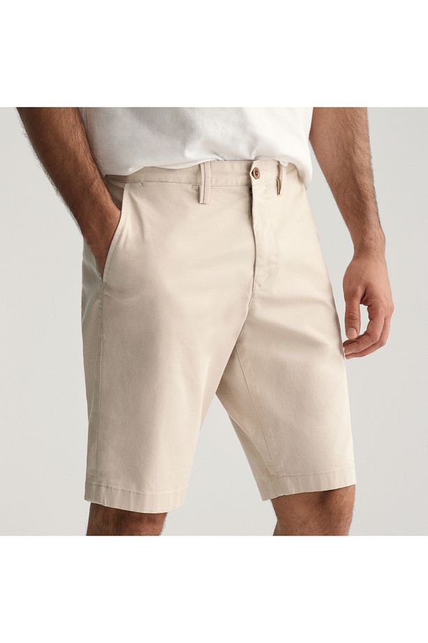 Erkek Krem Relaxed Fit Şort - 5