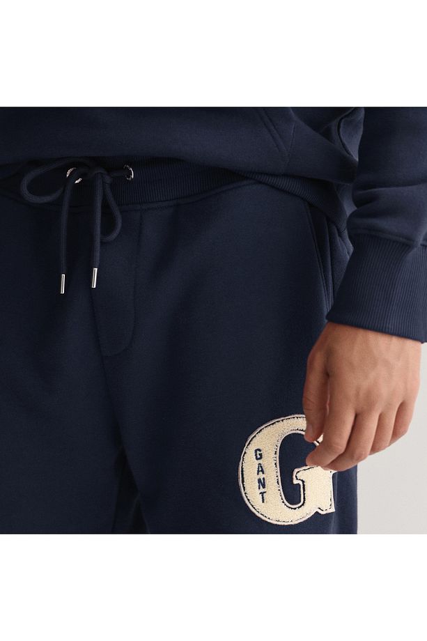 Erkek Lacivert Regular Fit Logolu Eşofman Altı - 7