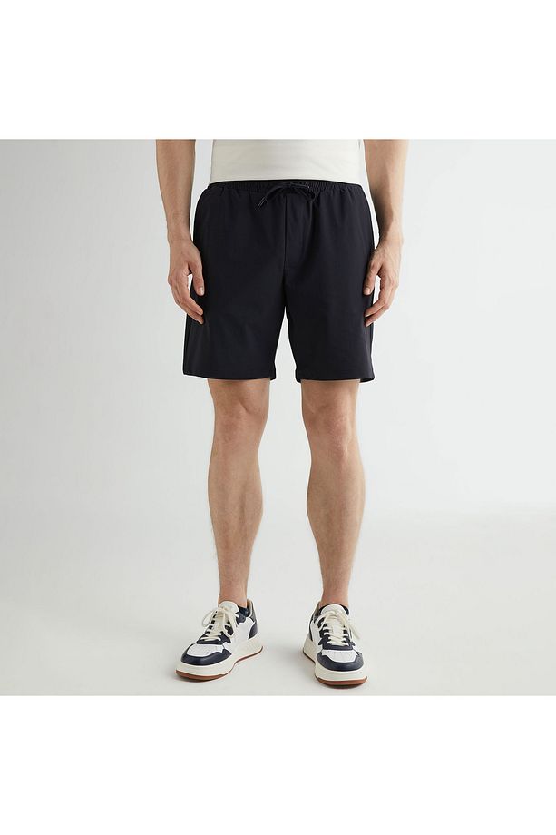 Erkek Lacivert Regular Fit Şort - 3