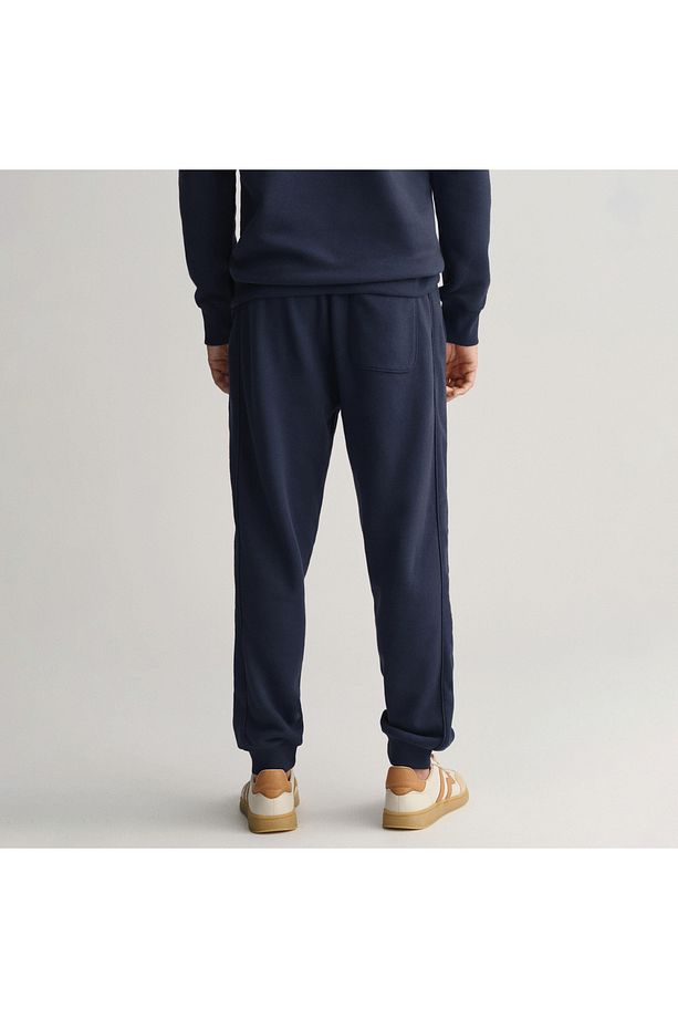 Erkek Lacivert Regular Fit Logolu Eşofman Altı - 3