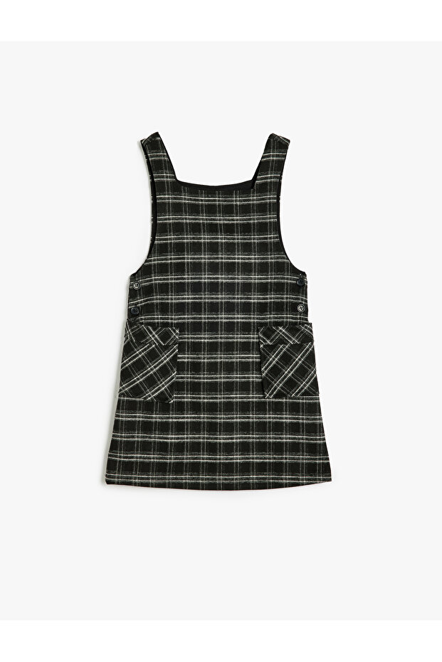Jile Dress Mini Pocket Round Neck Viscose Blended