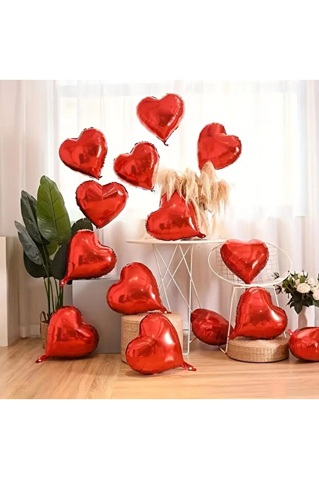 Red Hearts Set - Romantic Birthday Special Occasions Party Celebration