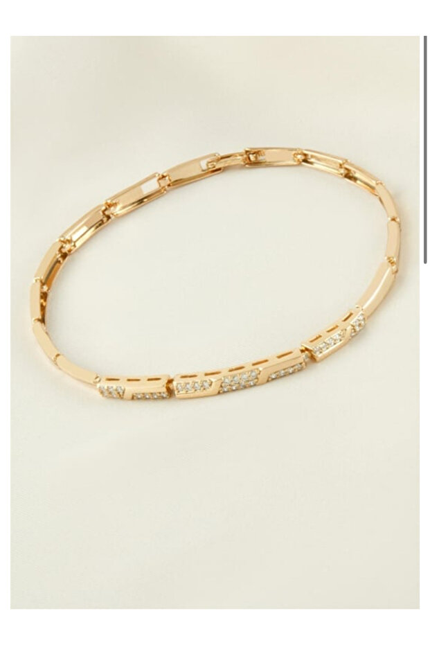 Zircon Stone Steel Bracelet