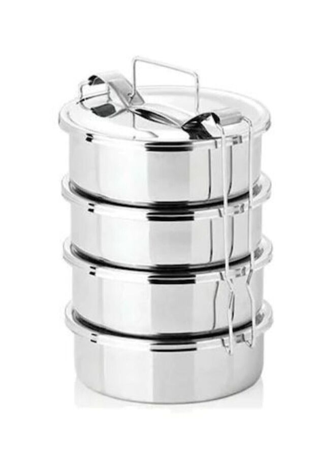 Sefer Tası 4 Pieces Stainless Steel Single 12x6 Cm