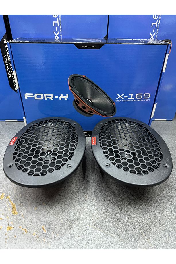 X-169 300 Watt 6x9 Oval Midrange Hoparlör Xmd-3069 - 1