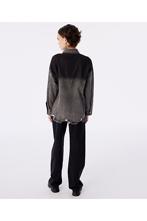 COLORBLOCK JEAN GÖMLEK - 7