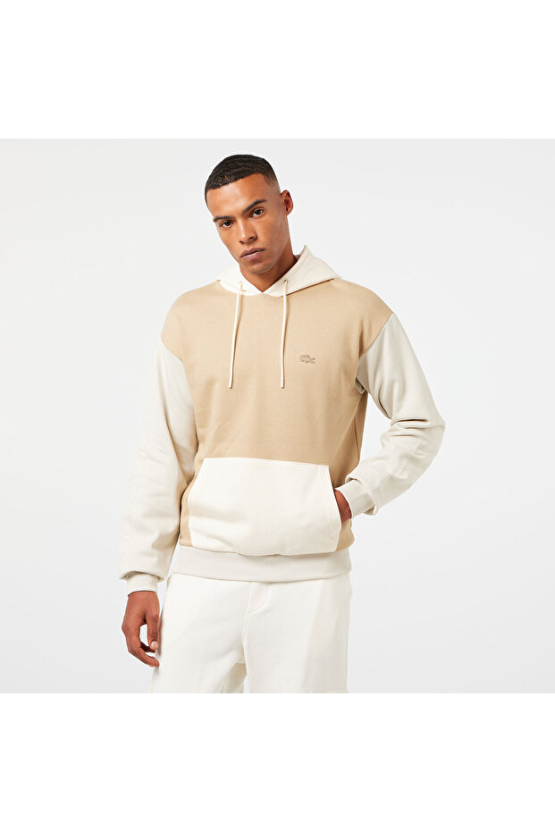 Classic Erkek Bej Sweatshirt - 1