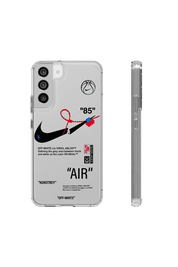 حافظة هاتف شفافة لهاتف سامسونج S22 بلس حافظة هاتف متينة بنمط مطبوع - 1