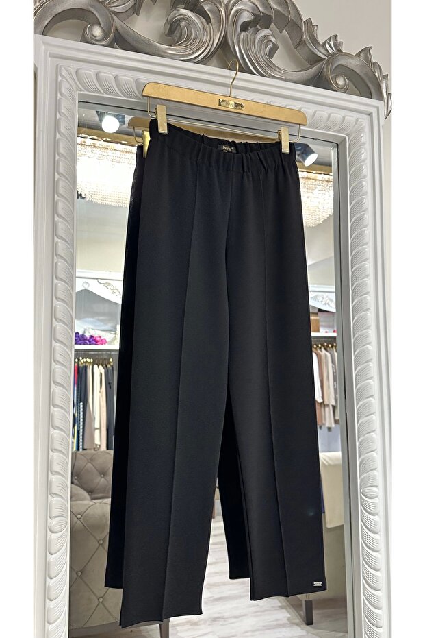 Triko Çelik Pantolon SİYAH - 1