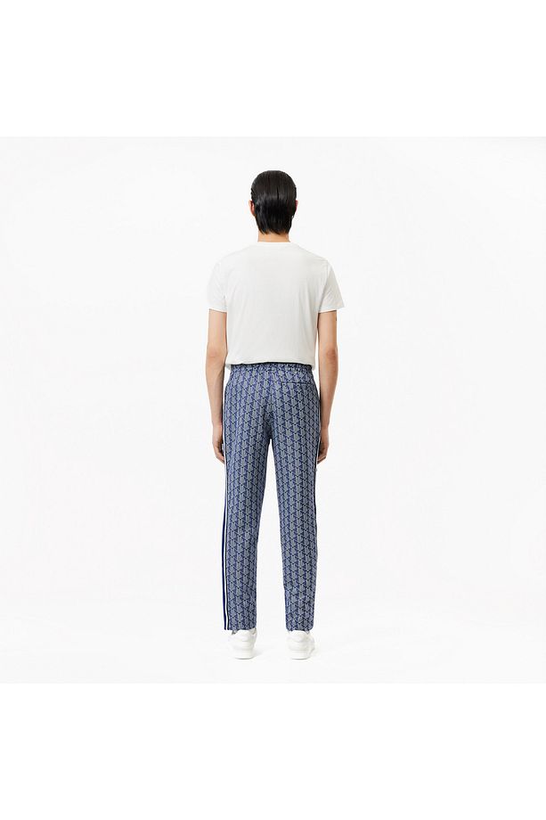 Erkek Regular Fit Monogram Lacivert Eşofman Altı - 3