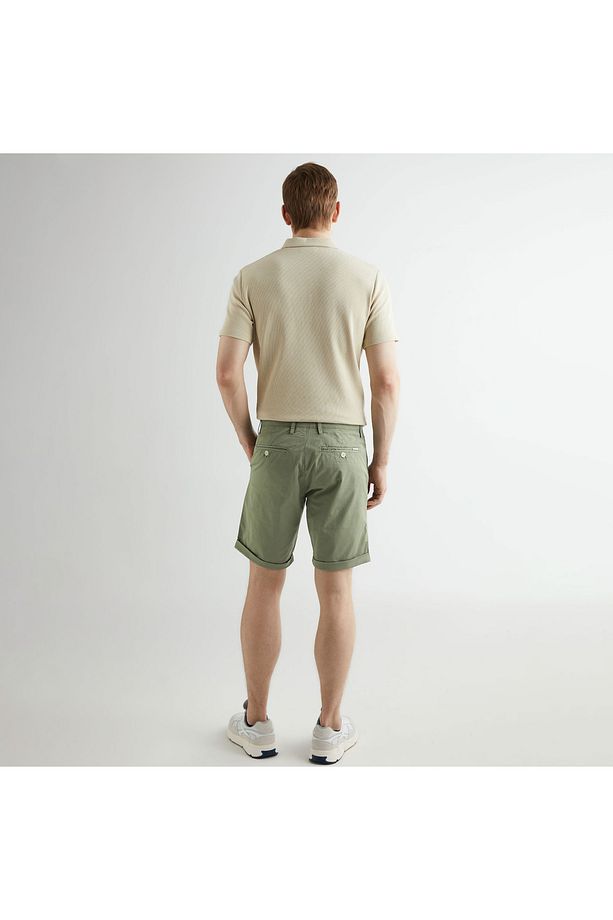 Erkek Yeşil Regular Fit Şort - 2