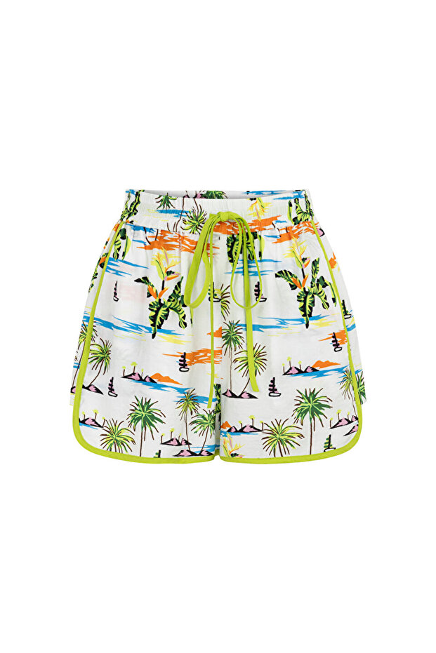 Görsel baskılı şort - 3