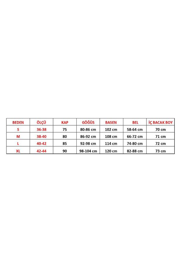 Dantelli Penye 3'lü Kadın Lohusa Pijama Takımı - 2805 - 4