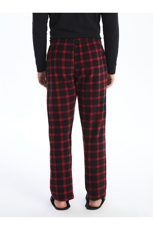 Lcwk Standart Kalıp Ekose Polar Pijama Alt - 4