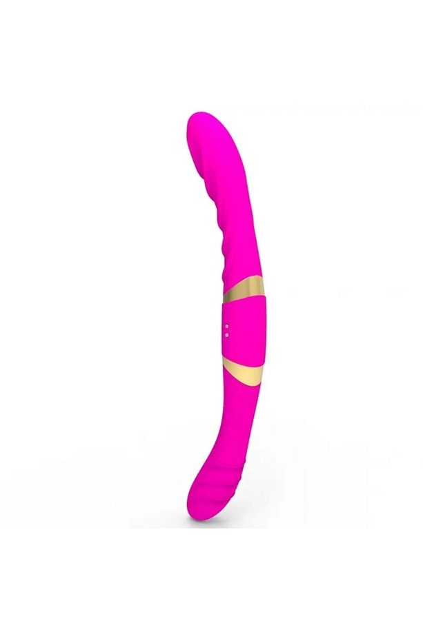 Çift Başlı Lezbiyen Vibratör 12 Farklı Titreşim G Nokta Anal Ve Klitoral Orgazm Usb Şarjlı - 3