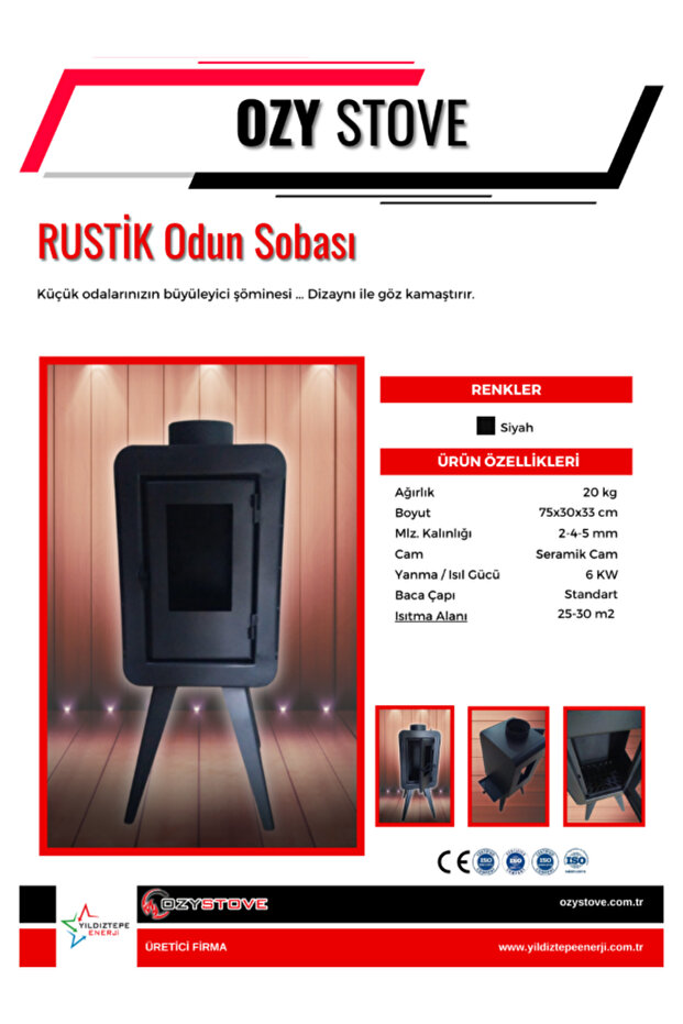 Rustik Odun Sobası - 5