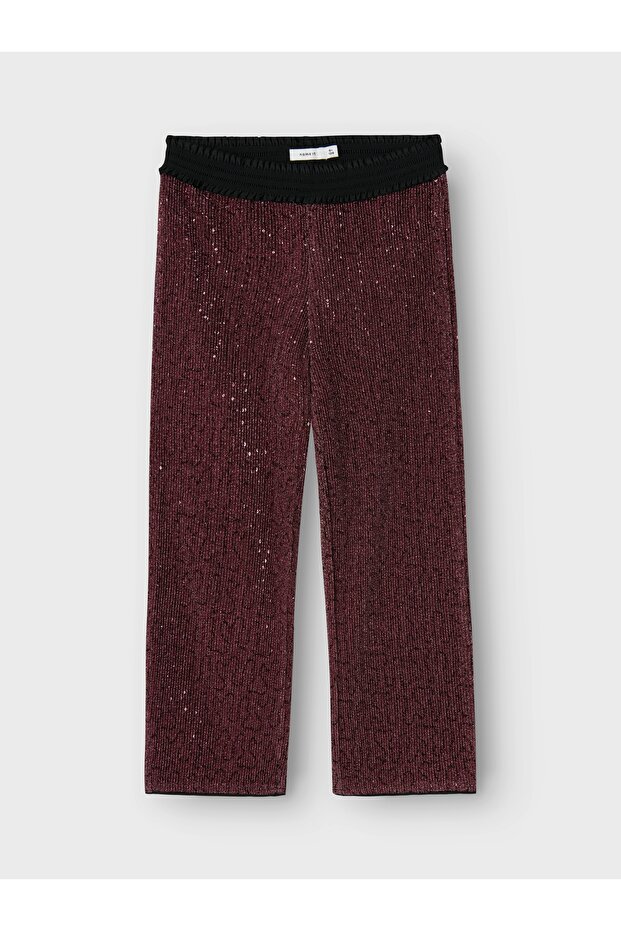 بنطال NKFRUNIC واسع من الترتر - 1